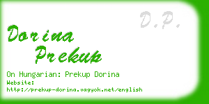 dorina prekup business card